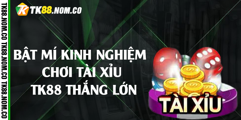 kinh nghiem choi tai xiu tk88 Bật mí kinh nghiệm chơi tài xỉu Tk88 thắng lớn